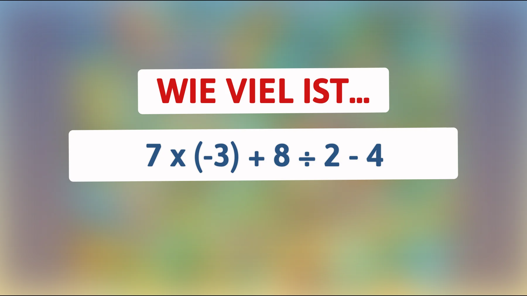 Diese mathematische Herausforderung knackt nur ein IQ über 130: Kannst du das Rätsel lösen?"