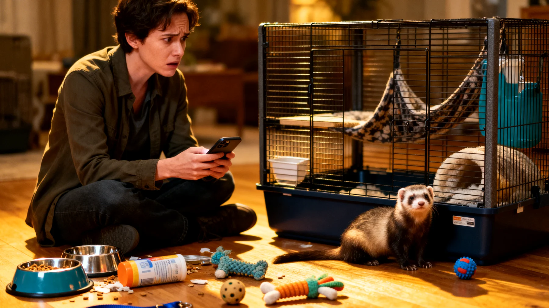 Frettchen benötigen spezielle Pflegeprodukte und Zubehör für die artgerechte Haltung in der Wohnung, aber viele Halter sind unsicher, welche Produkte wirklich notwendig sind und welche Qualitätsmerkmale wichtig sind"