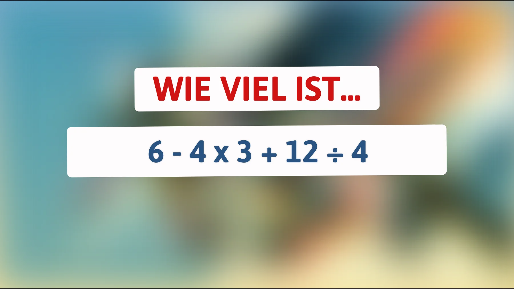 Nur 1% der Menschen können dieses Mathe-Rätsel lösen! Bist du schlau genug, es zu knacken?"