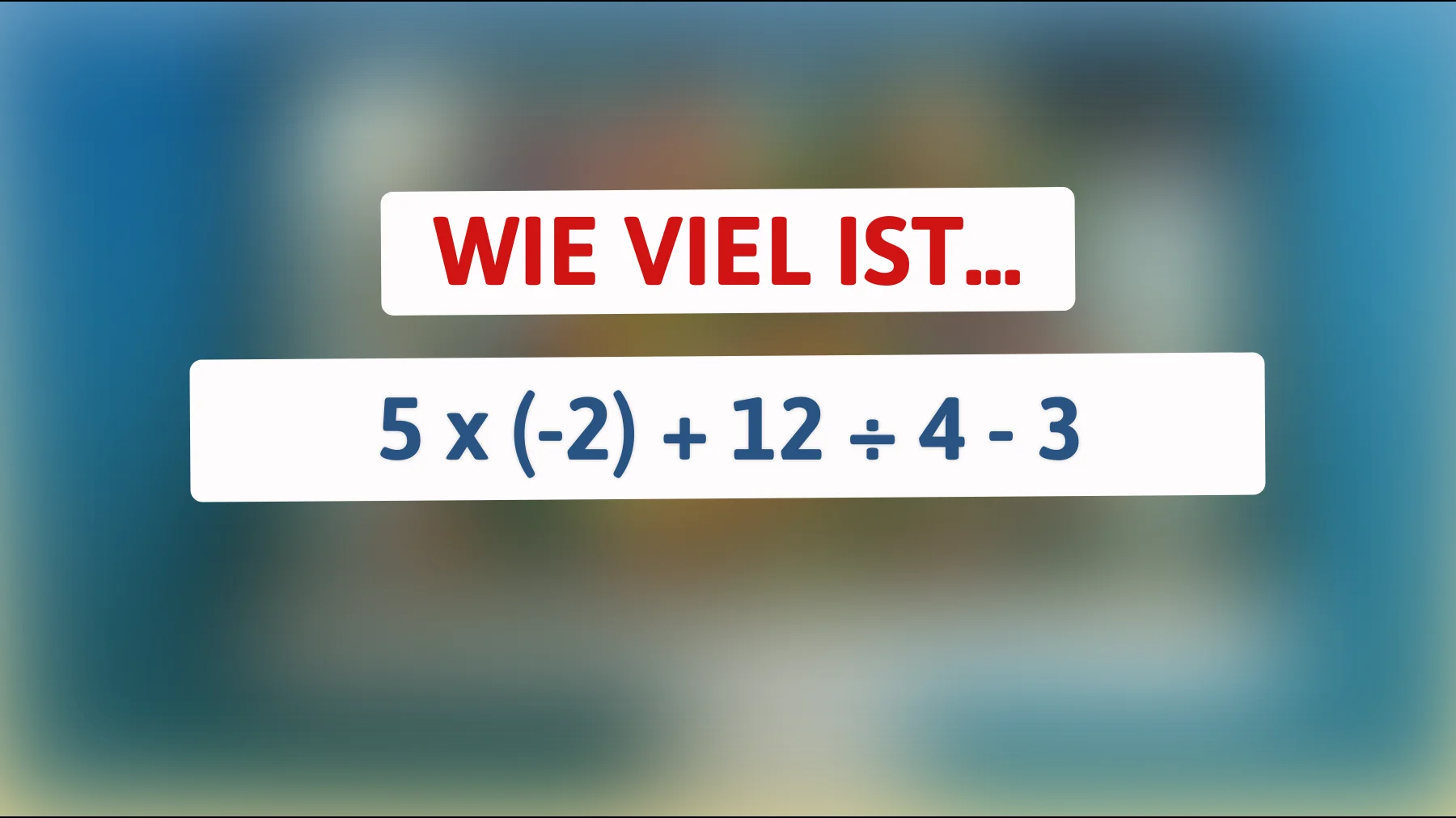 Nur 1% der Menschen können dieses mathematische Rätsel lösen: Schaffst du es?"