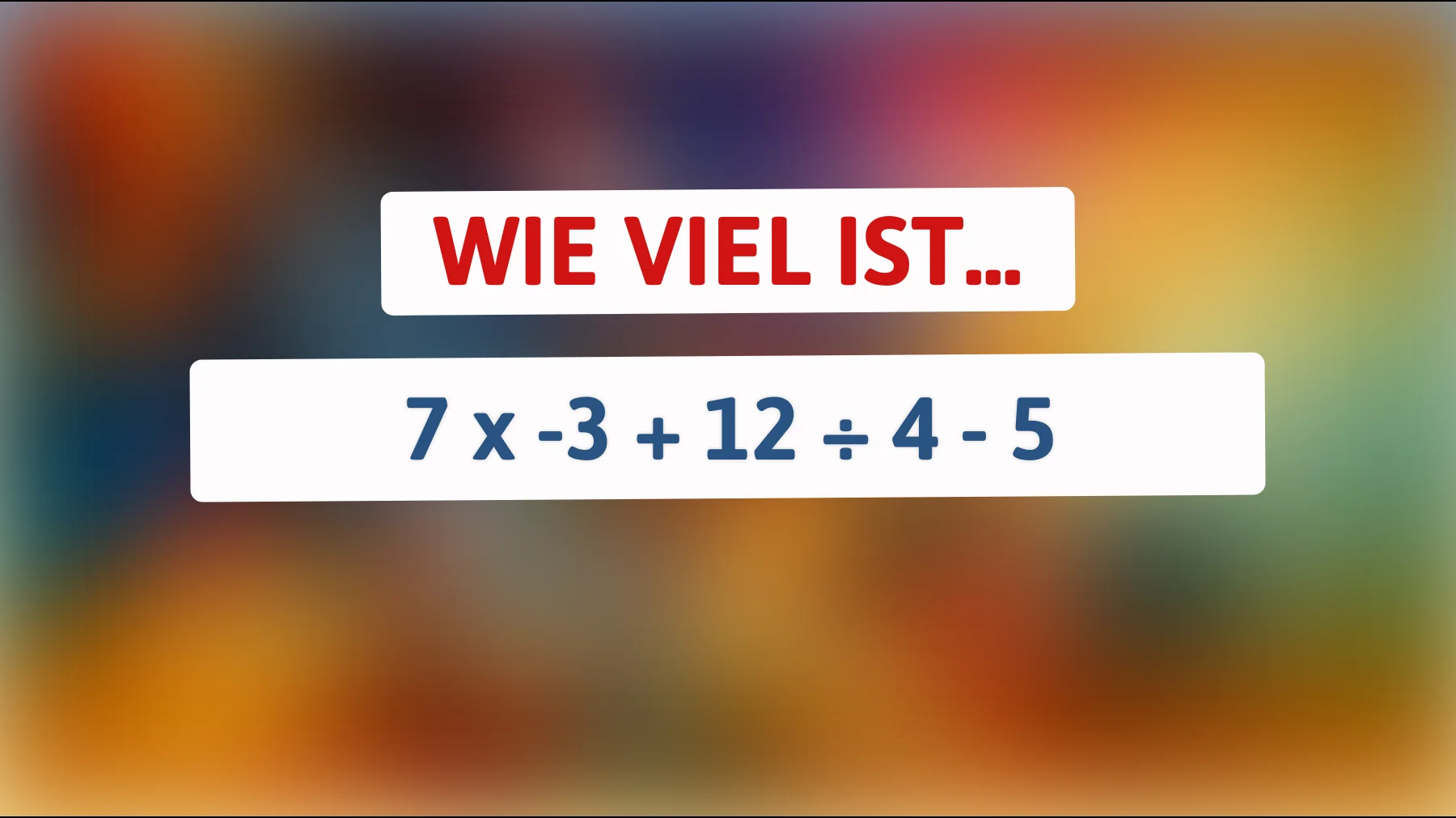 Nur Genies können dieses Mathe-Rätsel in Sekunden lösen: Bist du bereit für die Herausforderung?"